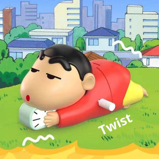 Mainan Shinchan Putar Bisa Gerak/Figure Crayon Shincan Dynamic Life/Ornamen Sincan Dekorasi Ruangan