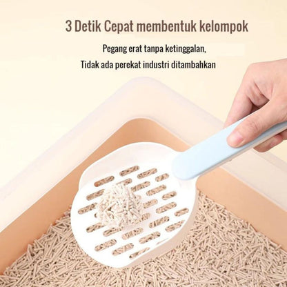 Pasir Gumpal Kucing Organic 6 Liter Master Tofu Soya CAMPUR Cat Litter Penyaring Kotoran Hewan Anjing Bebas Debu Wangi Tahan Lama