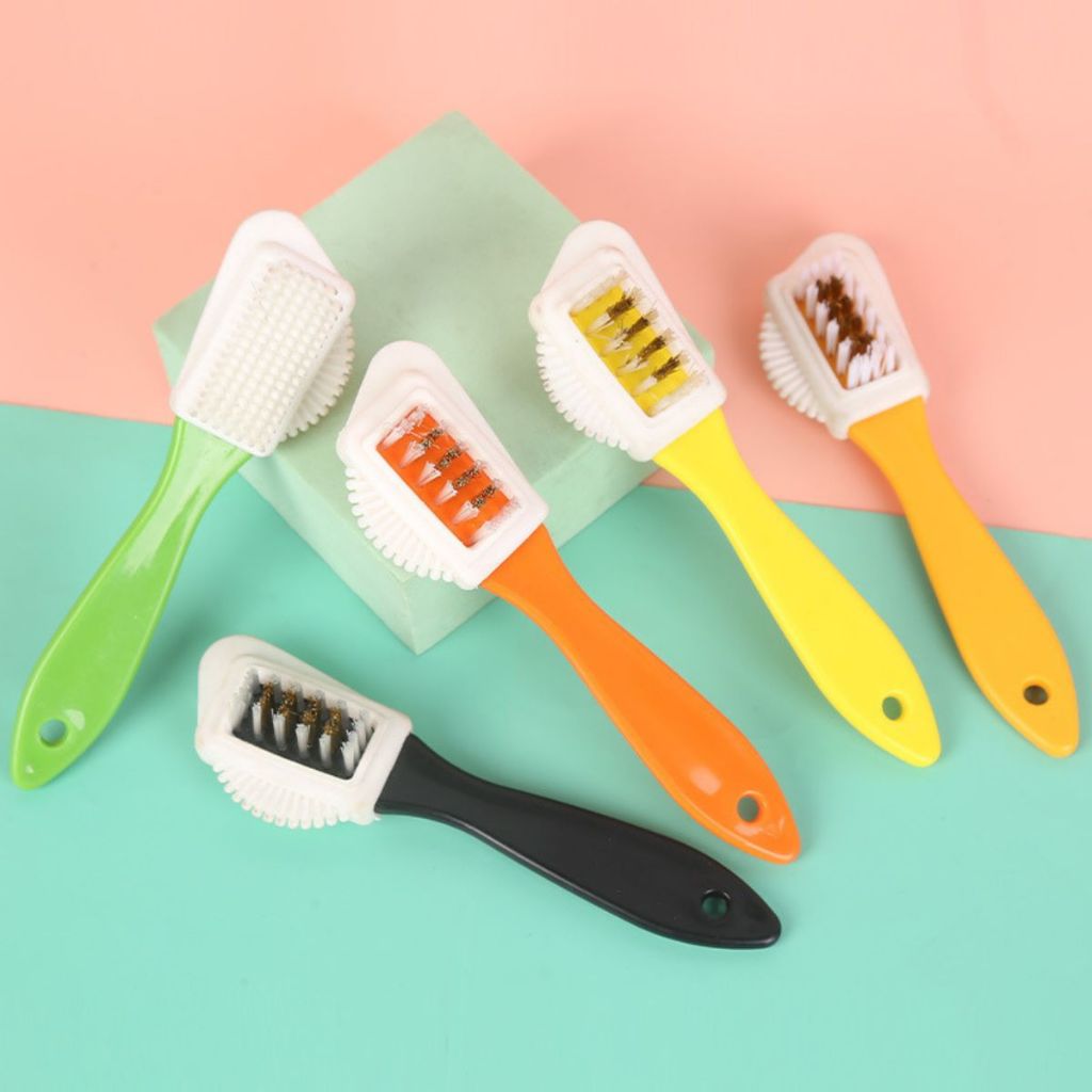 Sikat Sepatu 4IN1 Suede Shoe Brush/Pembersih Nubuck Boot Kain Tas Kulit/Pengangkat Kotoran Serbaguna