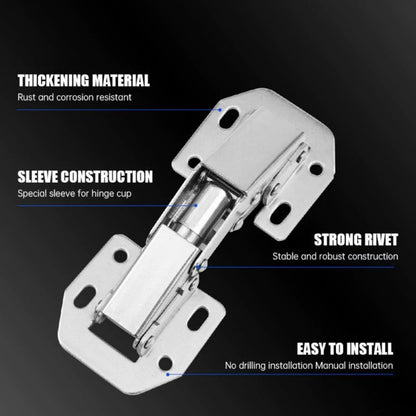 Engsel Kodok Pintu 3inch FREE 8 Baut / Plate Hinge Door Stainless Lemari Kabinet 90 Derajat Tahan Karat Termurah