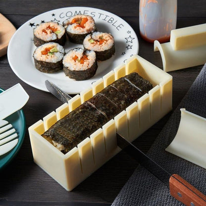 Cetakan Sushi Roll Motif Bulat Hati / Alat Gulung Cetak Kimbab Onigiri Pembuat Bento Praktis Murah