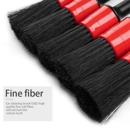 Kuas Cuci Mobil 5in1 / Brush Detailing Set / Sikat Pembersih Debu Sela Interior Motor Multifungsi