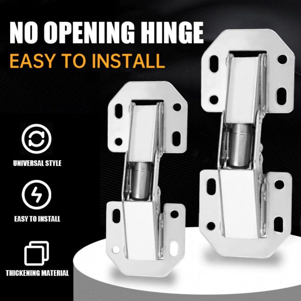 Engsel Kodok Pintu 3inch FREE 8 Baut / Plate Hinge Door Stainless Lemari Kabinet 90 Derajat Tahan Karat Termurah