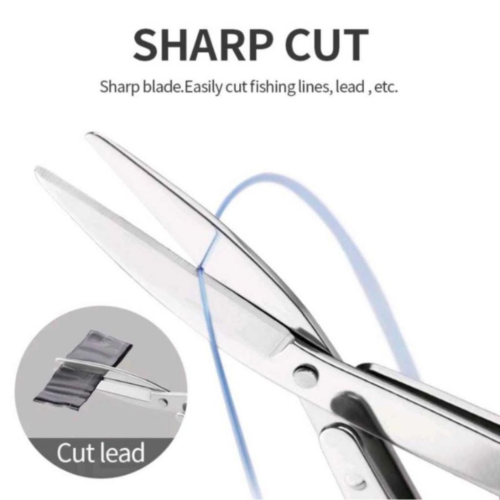 Gunting Lipat Mini Model Kacamata Stainless/ Folding Scissors Travel/ Alat Pemotong Kertas Serbaguna