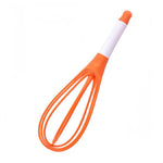 Alat Pengocok Telur Lipat / Hand Mixer Manual Silikon Pengaduk Adonan BPA Free Serbaguna