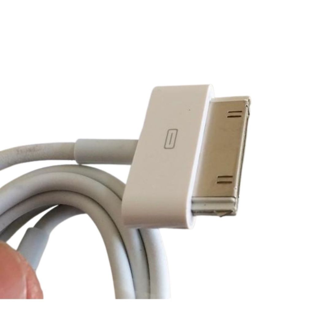 Kabel Data Iphone 100cm | Cable Charger Hp 2A 1M Bentuk Pipih Fast Charging Anti Kusut Termurah