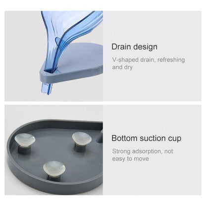 Tempat Sabun Batang Bentuk Daun | Wadah Tirisan Air Spons Cuci Piring | Soap Holder Serbaguna Tatakan Spon Saringan Wastafel