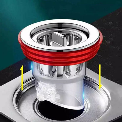 Penutup Lubang Saluran Air / Mini Filter Floor Drain / Katup Saringan Wastafel Kamar Mandi Anti Bau Serangga