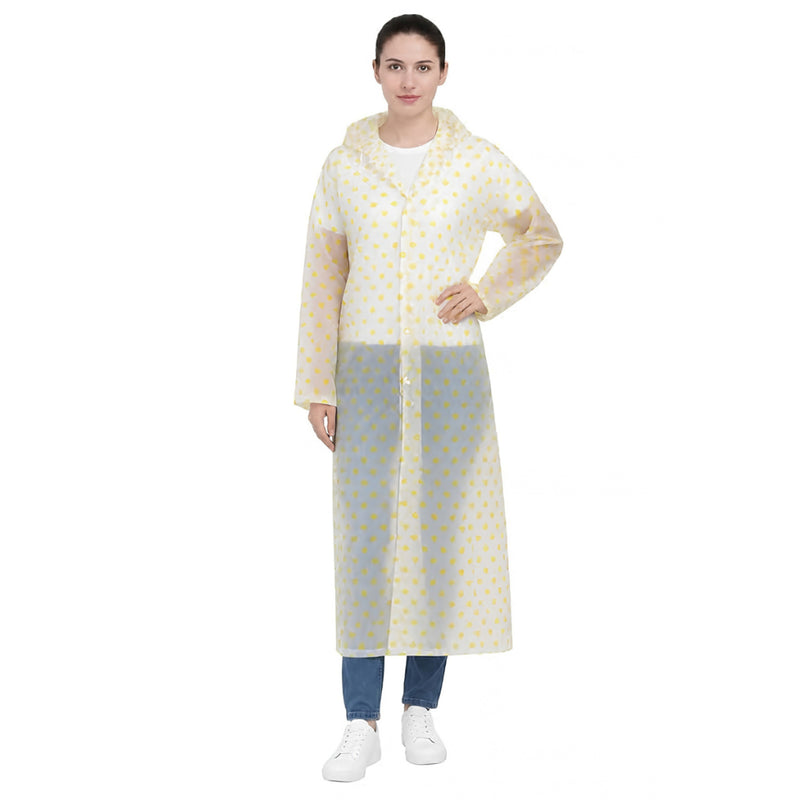 Jas Hujan EVA Polkadot Wanita Pria | Jas Hujan Ponco Anti Air | Raincoat Motor Outdoor