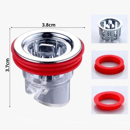 Penutup Lubang Saluran Air / Mini Filter Floor Drain / Katup Saringan Wastafel Kamar Mandi Anti Bau Serangga