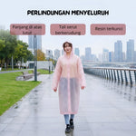 Jas Hujan EVA Polkadot Wanita Pria | Jas Hujan Ponco Anti Air | Raincoat Motor Outdoor