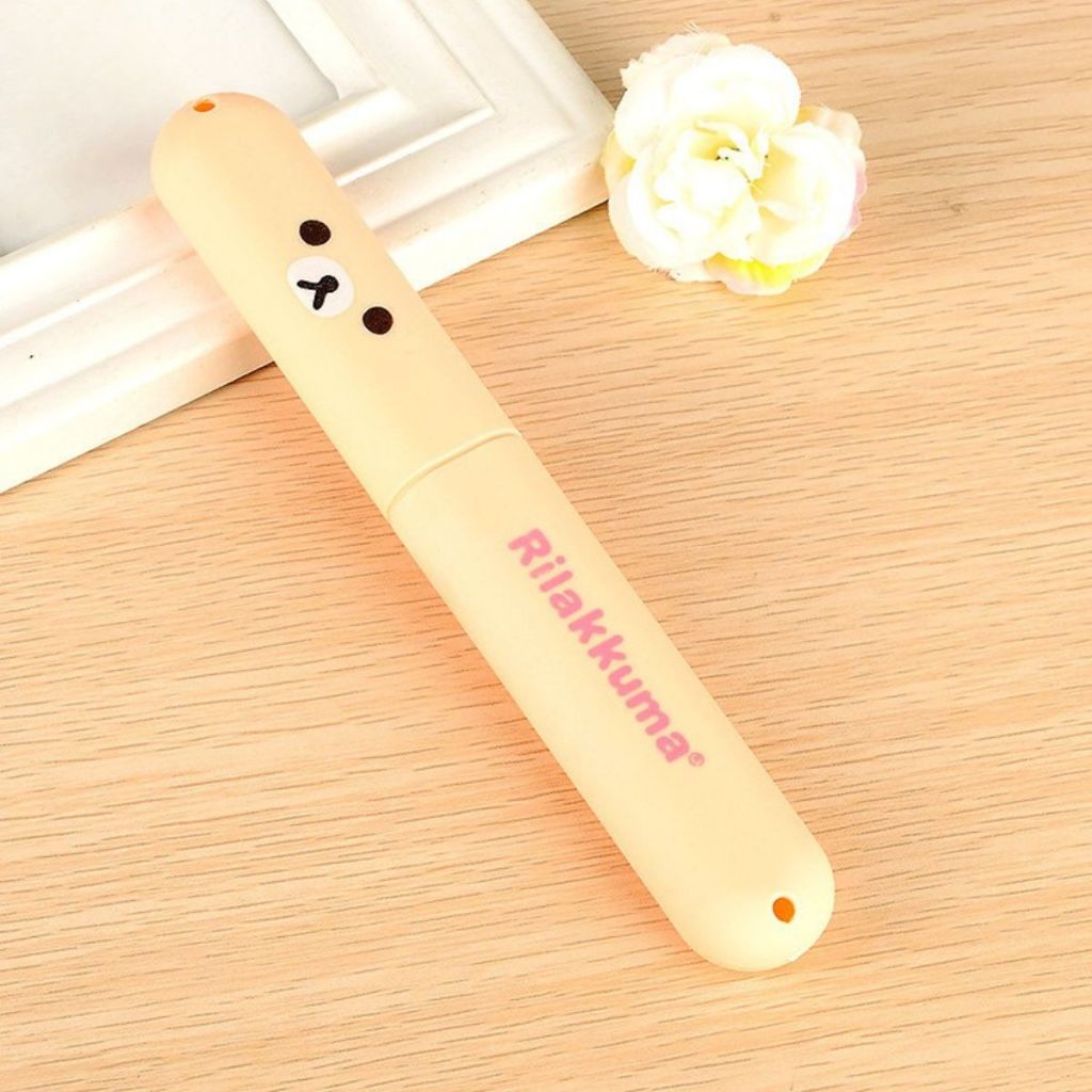 Tempat Sikat Gigi Travel Karakter Lucu / ToothBrush Case Praktis Portable / Tempat Penyimpanan Peralatan Mandi Murah