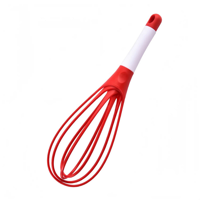 Alat Pengocok Telur Lipat / Hand Mixer Manual Silikon Pengaduk Adonan BPA Free Serbaguna