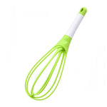 Alat Pengocok Telur Lipat / Hand Mixer Manual Silikon Pengaduk Adonan BPA Free Serbaguna