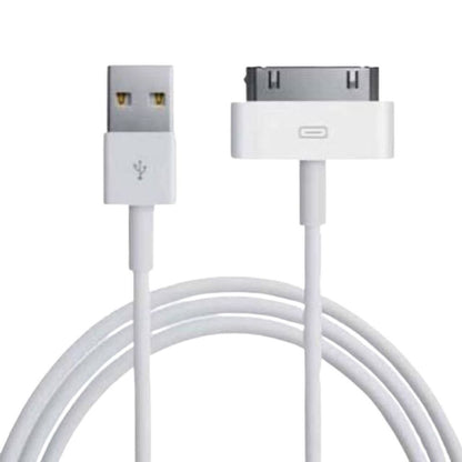 Kabel Data Iphone 100cm | Cable Charger Hp 2A 1M Bentuk Pipih Fast Charging Anti Kusut Termurah