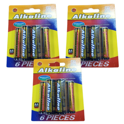 Baterai AA AAA isi 6pcs / Battery A2 A3 1.5V Leak Protection Batre Remote Jam Mainan Kualitas SNI