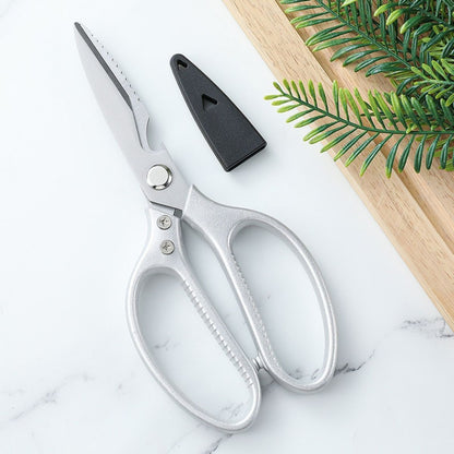 Gunting Dapur Stainless Steel Cutting Scissors Tajam Pemotong Sayur Daging Pembuka Botol Serbaguna