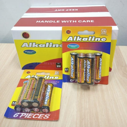 Baterai AA AAA isi 6pcs / Battery A2 A3 1.5V Leak Protection Batre Remote Jam Mainan Kualitas SNI