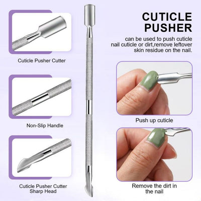 Alat Pendorong Kutikula Kuku / Cuticle Pusher 2in1