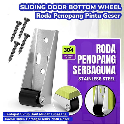 Roda Bawah Pintu Geser Multifungsi