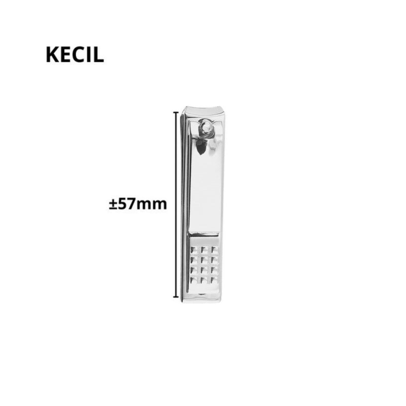 Gunting Kuku Hitam Stainless Steel Anti Slip