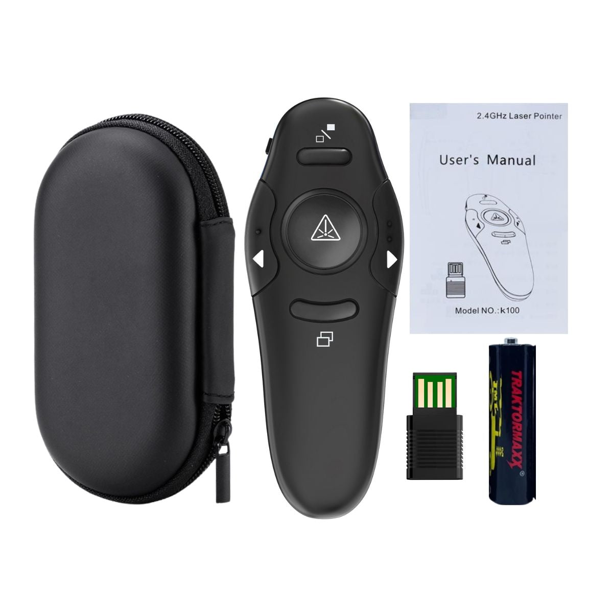 Wireless Laser Red Pointer Presenter 805 Remote Control 2.4GHz Untuk Presentasi Powerpoint, MS Word, Excel