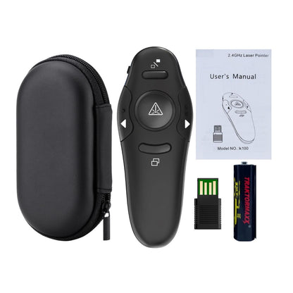 Wireless Laser Red Pointer Presenter 805 Remote Control 2.4GHz Untuk Presentasi Powerpoint, MS Word, Excel