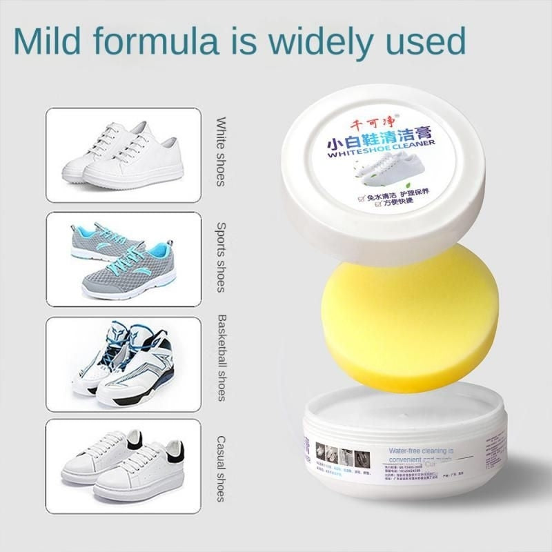 Krim Pemutih Sepatu Free Spons