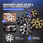 Survival Kit Gantungan Kunci 18 in 1 Snowflake