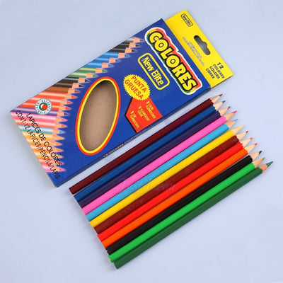 Pensil Warna Panjang 12pcs
