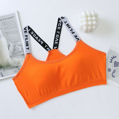 BH Sport Bra Tali Lebar ORANGE
