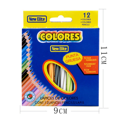 Pensil Warna Pendek COLORES (12pcs)
