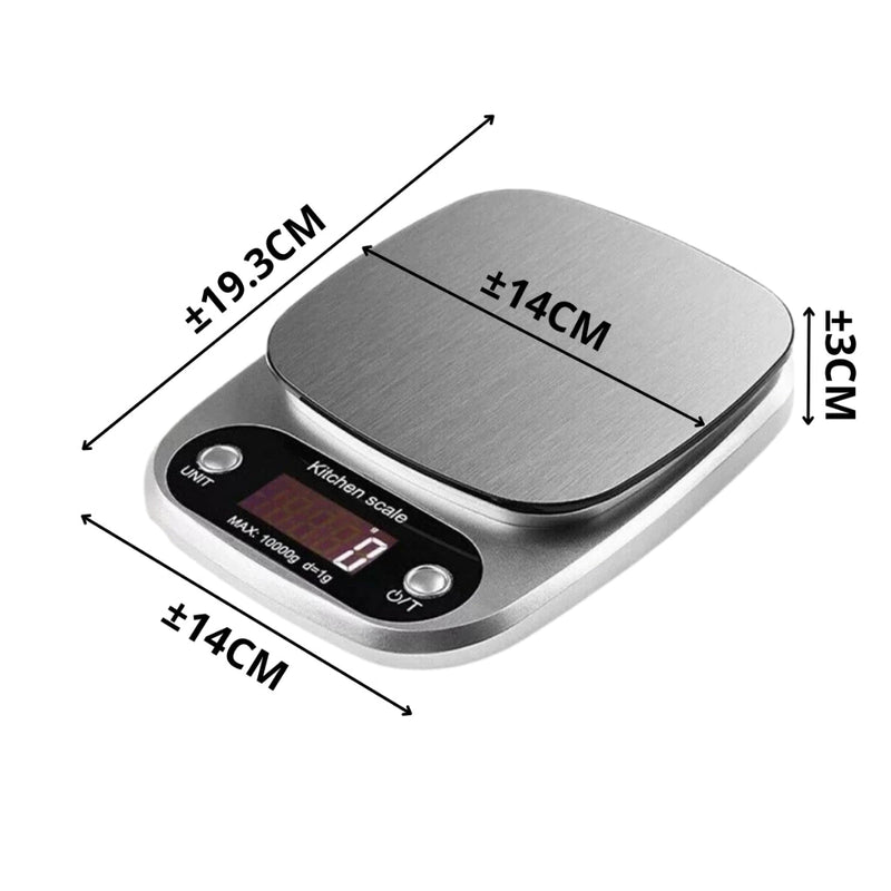 Timbangan Dapur Digital Stainless 10kg