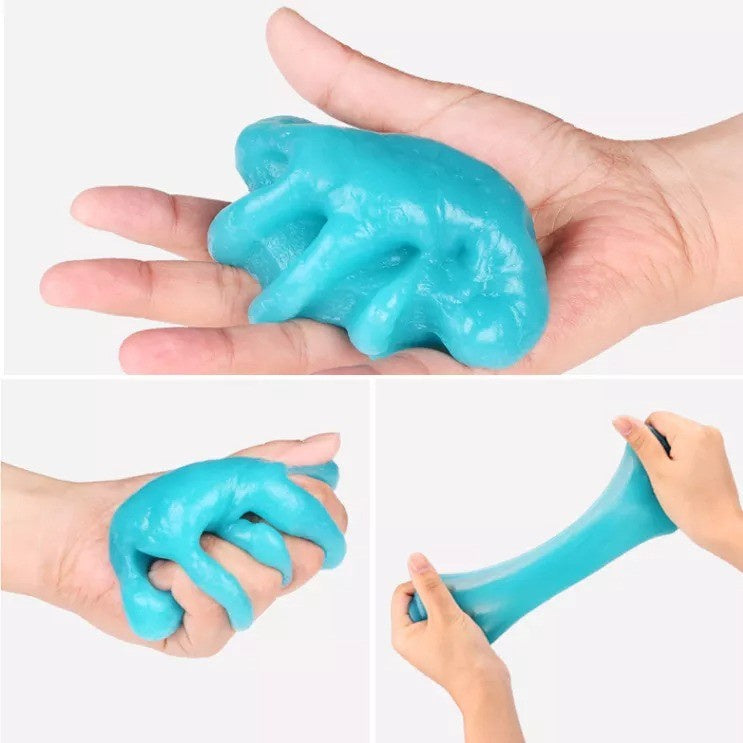 Slime Jelly Cleaner Pembersih Debu / Gel Pengangkat Kotoran Sela Dashboard Interior Mobil Keyboard / Anti-Dust Cleaning Dust Removal Soft Gel Lendir Serbaguna