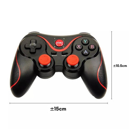 Gamepad X3 Bluetooth Wireless Controller Hp MOBA PUBG / Game Pad Joystick Handle Support Smartphone Tablet SmartTV PC ShootingPlus V3 Mobile Legend Rechargeable Isi Ulang Power Joy Stik Joystik