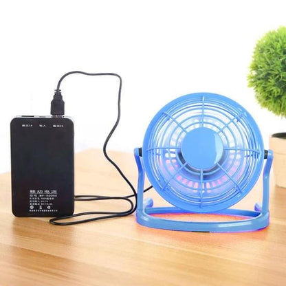 Kipas Angin Plastik Portable 5 Inch / Kipas Meja Mini 5Inch Anti Panas / Mini Fan Portable USB Power - Mofanaccessories