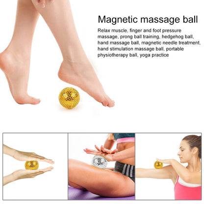Bola Duri Magnet Alat Pijat Terapi Kesehatan / Bola Refleksi Telapak Tangan Kaki Sakit Syaraf Kejepit Kepala Stoke Melancarkan Peredaran Darah Menghilangkan Ngantuk / Spiky Magnetic Hand Massage Ball
