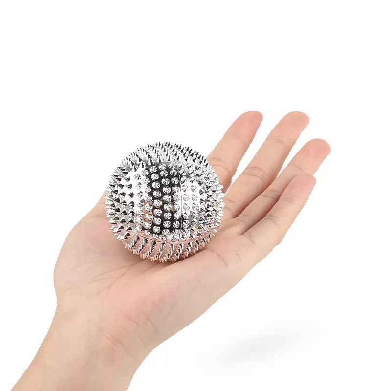 Bola Duri Magnet Alat Pijat Terapi Kesehatan / Bola Refleksi Telapak Tangan Kaki Sakit Syaraf Kejepit Kepala Stoke Melancarkan Peredaran Darah Menghilangkan Ngantuk / Spiky Magnetic Hand Massage Ball