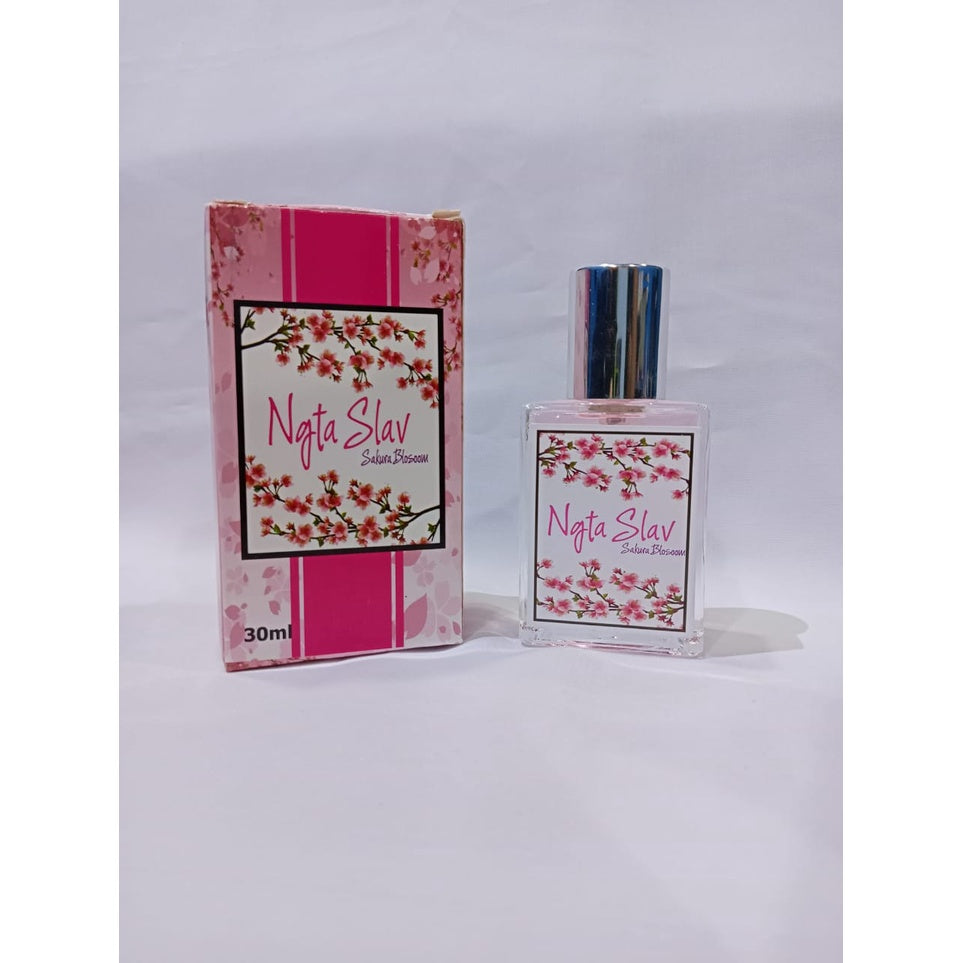 Parfum Nagita Slavina Eau De Parfume 30 ml dan 60 ml Aroma Sakura Blosoom / Parfum Ngta Slav Pengharum Wanita Tahan Lama / Body Spray EDT Minyak Wangi Semprot Parfume 30ML 60ML Eau de Toilette Fragrance