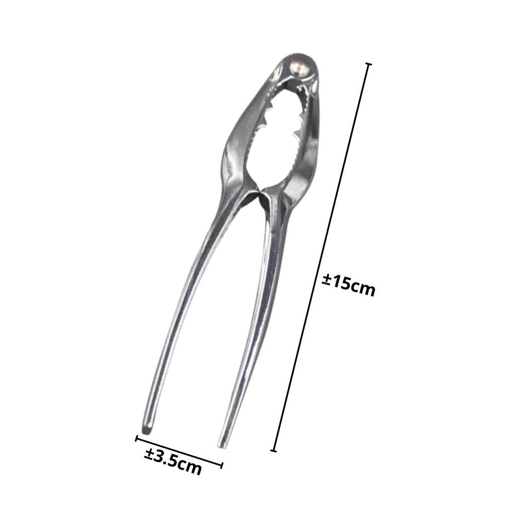 Tang Jepit Kepiting Pemecah Cangkang Lobster Alat Penjepit Walnut Kacang-Kacangan Stainless Steel Crab Grip Clamp