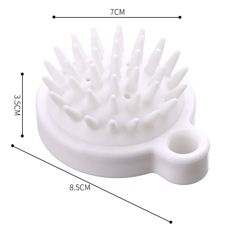 Sisir Keramas Bulat Silikon Anti Ketombe Sikat Rambut Dan Pemijat Kulit Kepala Lembut Scalp Silicone Comb Alat Penggaruk Kulit Kepala Gatal Anti Rambut Rontok