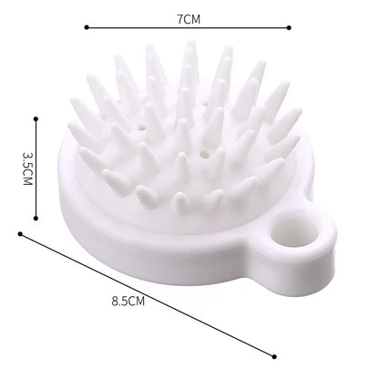 Sisir Keramas Bulat Silikon Anti Ketombe Sikat Rambut Dan Pemijat Kulit Kepala Lembut Scalp Silicone Comb Alat Penggaruk Kulit Kepala Gatal Anti Rambut Rontok