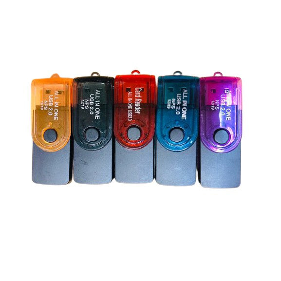 [MA] Card Reader All in One ( 4in1 ) Multi Memory Converter To Flashdisk 4 slot model putar serbaguna