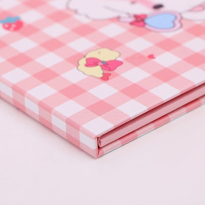Cermin Lipat Persegi Model Buku Motif / Standing Beauty Mirror Kaca Duduk Untuk Rias Makeup Wajah / Foldable Vanity Mirror Cermin Dandan Meja Karakter Untuk Souvenir Pernikahan Kosmetik