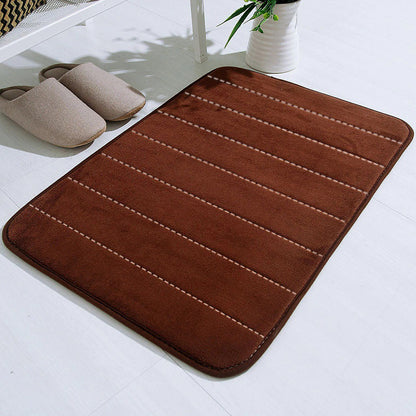 Keset Kaki Microfiber 56x35cm Anti Slip / Karpet Lantai Kamar Mandi Tidur Dapur Doormat Lap Kaki / Floor Mat Kamir Coral Fleece Super Lembut / Alas Penyerap Air Anti Licin Untuk Pintu Masuk Ruang Tamu TERMURAH