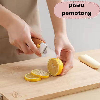 Set Pisau Pengupas Buah 2in1 / Peeler Knife Portable / Alat Kupas Pemotong Kulit Kentang Multifungsi