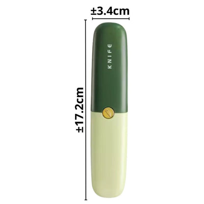 Set Pisau Pengupas Buah 2in1 / Peeler Knife Portable / Alat Kupas Pemotong Kulit Kentang Multifungsi