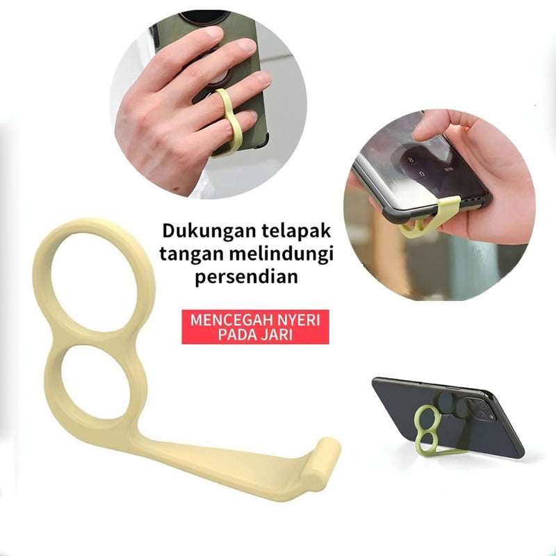 Phone Holder Jari Cincin / Ringstand Penyangga Penahan Sandaran Hp Selip Praktis