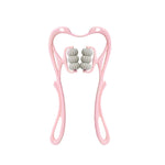 Alat Pijat Leher Manual Neck Massager Roller Handheld 6 Bola Pijat Ergonomis