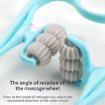 Alat Pijat Leher Manual Neck Massager Roller Handheld 6 Bola Pijat Ergonomis